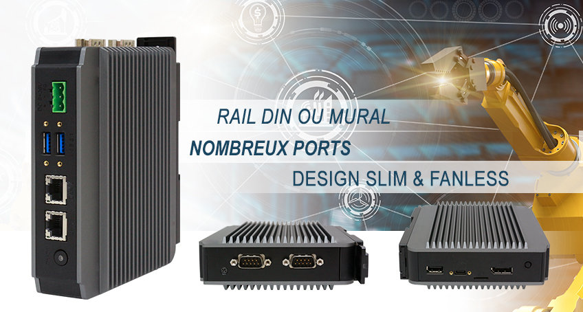 UC INDUSTRIELLE PUISSANTE, COMPACTE ET FANLESS PCSL1644